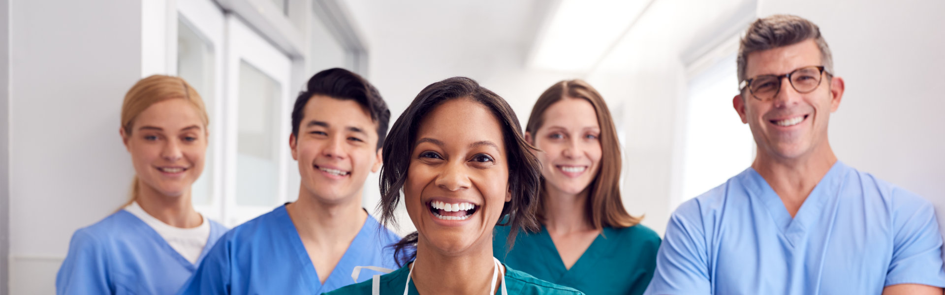 group of nurse smiling